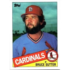 1985 Topps #370 Bruce Sutter